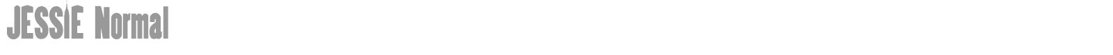 JESSIE Normal font preview